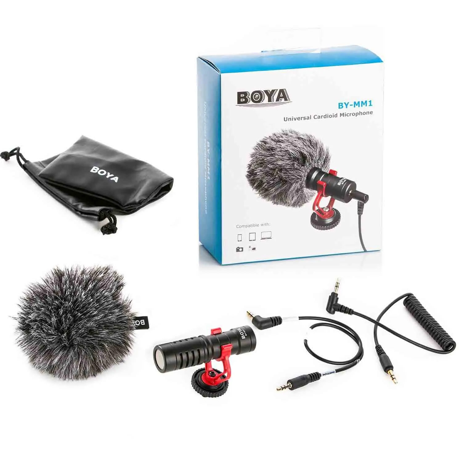 pic 1 BOYA BY-MM1 Universal Cardiod Shotgun Microphone - Image 1