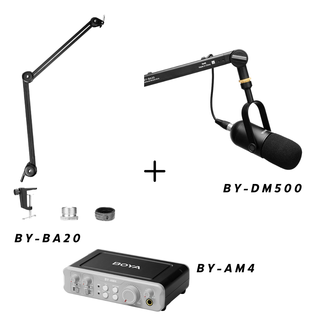 pic 1 BOYA Boya Dynamic Podcast Mic Setup - Image 1