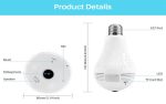 V380 Wifi Indoor Bulb 360 Panoramic Camera A6-L - Image 7