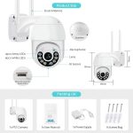 V380 Wifi Outdoor Smart PT Camera C18 Pro - Image 2