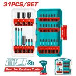 Total 31 Pcs Impact Screwdriver Bits Set