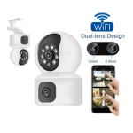 V380 Dual Lense Wifi Smart Indoor Pan/Tilt Camera 2MP - Image 3