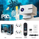 P50 MAX 800ANSI Auto Focus 4K WIFI 6 Android Gaming Projector